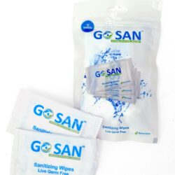 GOSAN Sanitizing Wipes Alcohol Base 10 Pcs Zip Lock