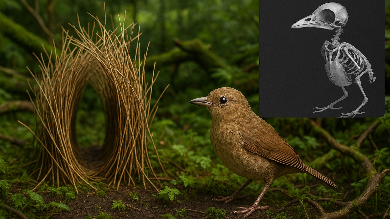 bowerbird in New Zealand